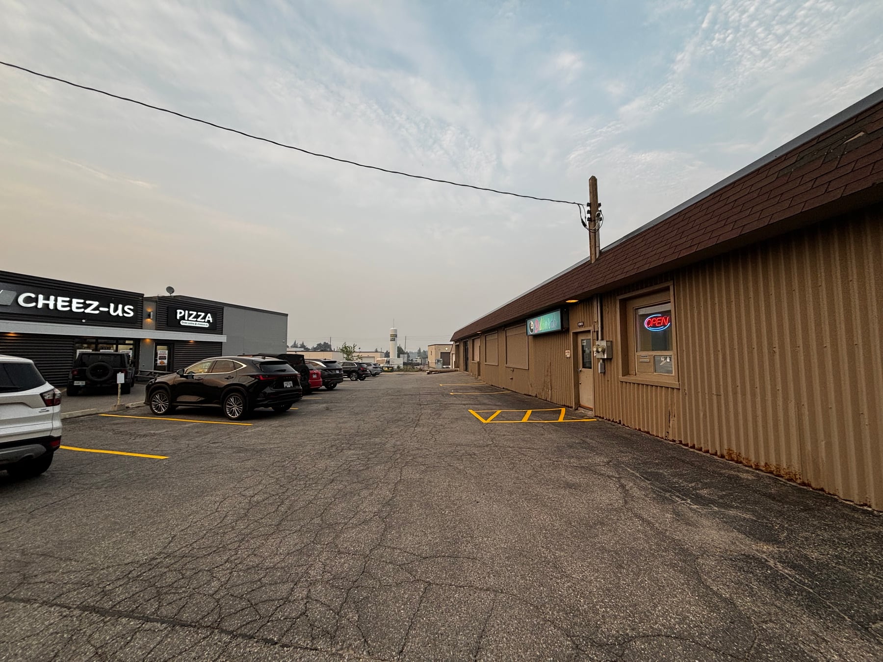 Parking area beside 24Billiards in Waterloo.