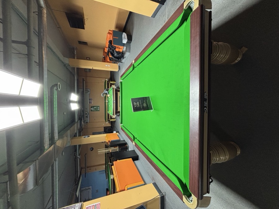 VIP billiards table area at 24Billiards.
